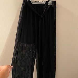 Nice Sheer Flare Leg Pants…